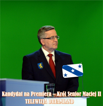Król Senior Maciej II w Telewizji Dreamland